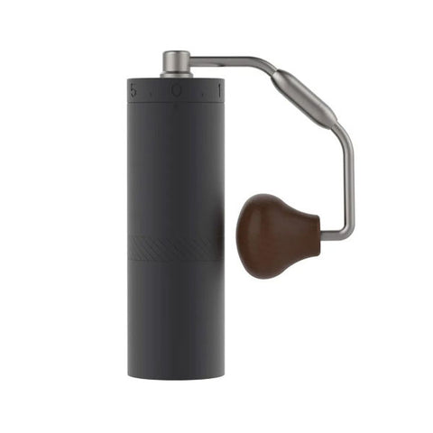 1Zpresso X-Ultra hand grinder standing on white background