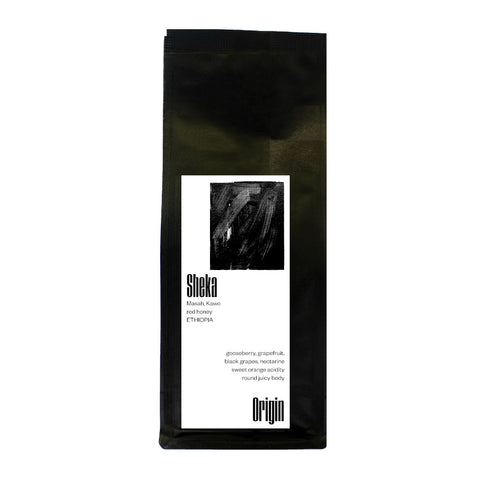 Origin Coffee Roasting Ethiopia Sheka Honey standard black bag