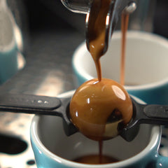 Nucleus Paragon Espresso In Use Espresso Shot