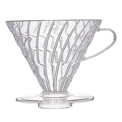 Hario V60 Pour-Over Coffee Dripper 03 Clear Plastic