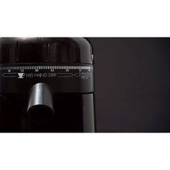 Hario V60 Electric Coffee Grinder Zoom Into Control Panel