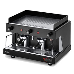 Wega Pegaso Espresso Machine 2 Group Semi Auto Black Angle