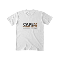 Cape Coffee Beans 10th Anniversary T-shirts White Front