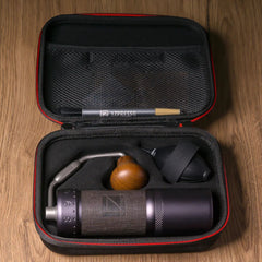 1Zpresso J-Ultra grinder in carrier case