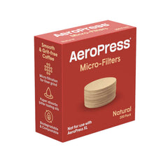 AeroPress unbleached/natural filters in box