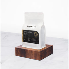 Rosetta Roastery bag of Peru Aromas Del Valle Washed coffee