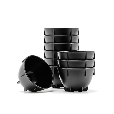 Barista Hustle Black Bowls Stacked