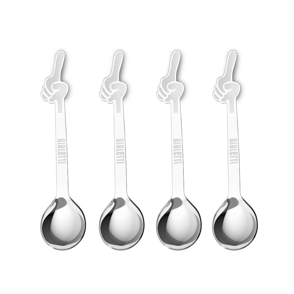 Bialetti L'Omino set of 4 coffee spoons