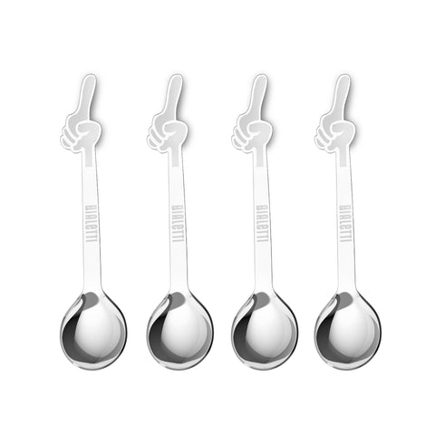 Bialetti L'Omino set of 4 coffee spoons