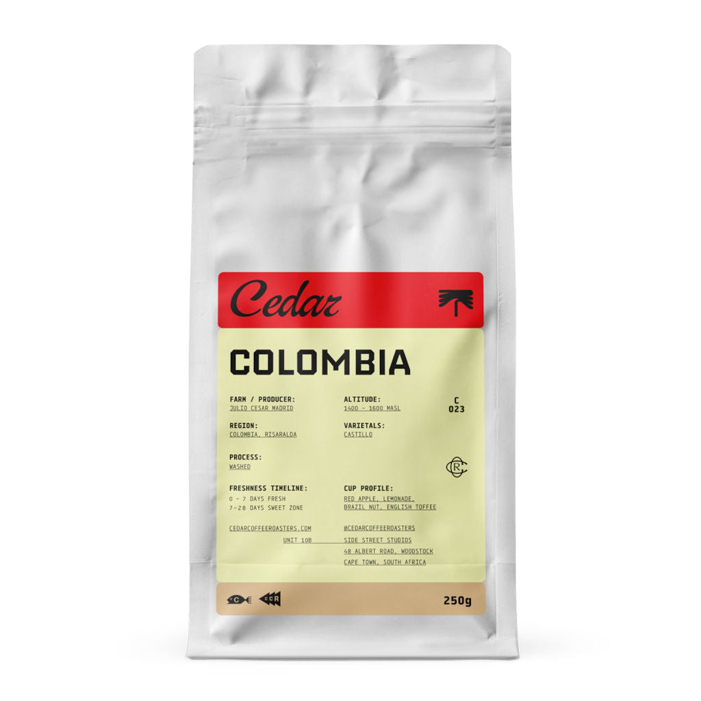 Cedar Colombia Finca Milan Coffee Beans