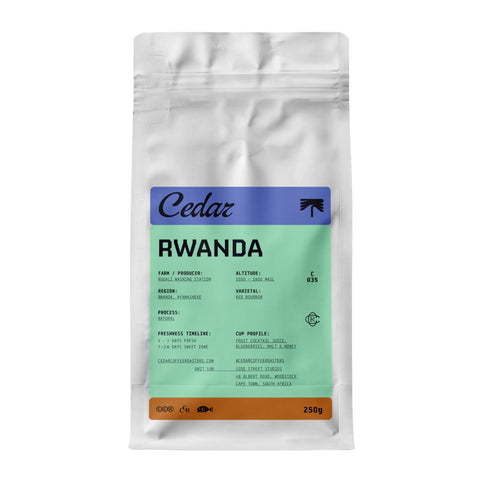 Cedar Rwanda Rugali bag shot