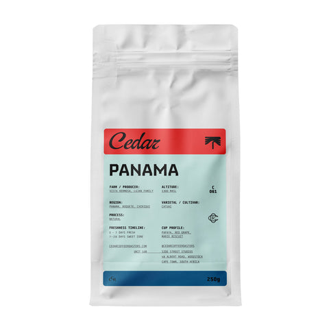 Bag of Cedar Panama Lujan beans