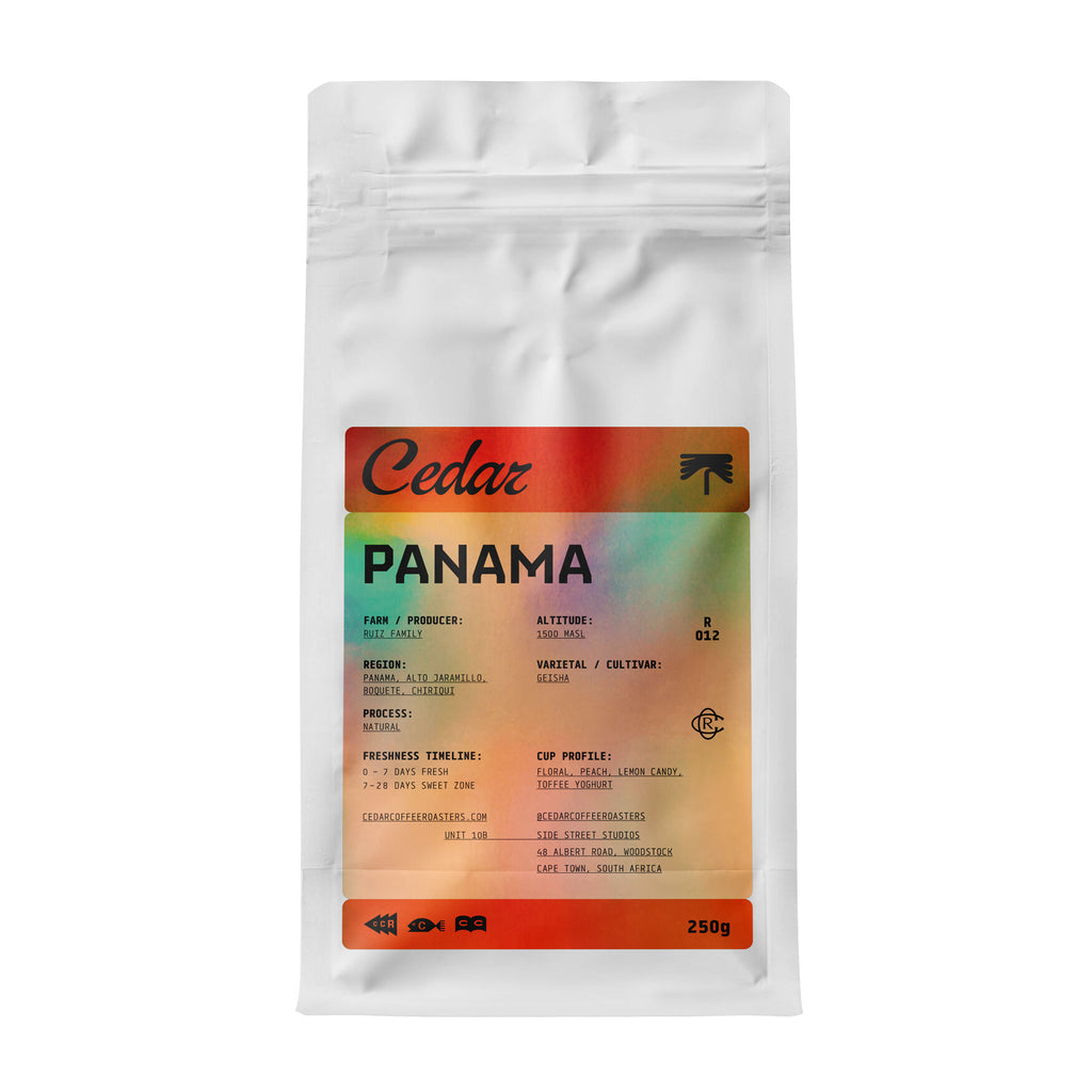 Cedar Coffee Roasters Panama Geisha Reserve Bag