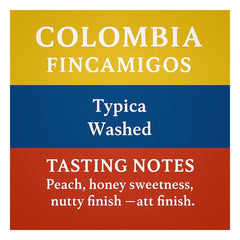 Flavour notes for Quaffee Colombia Fincamigos Washed coffee