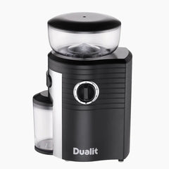 Side of Dualit Electric Burr Grinder