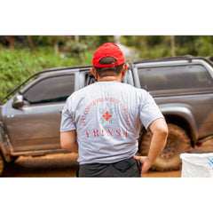 Frinsa Estate coffee producer with car in background