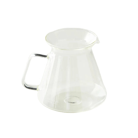 Origami Hario Glass Coffee Server Angle