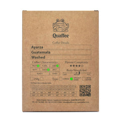 Box of Blue Ayarza single-origin coffee from Quaffee