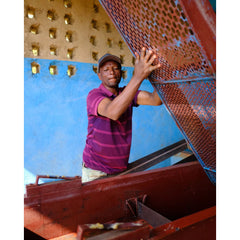 Coffee screening at Halo Beriti Washing Station