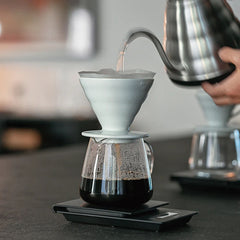 Hario V60 Barista Server In Use Side