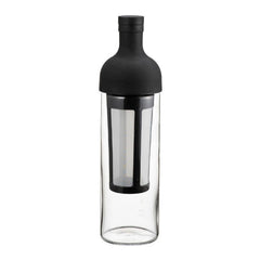 Black Hario Filter In Cold Brew Coffee Bottle