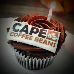 Cape Coffee Beans Birthday Cupcake