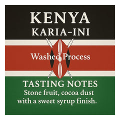 Flavour notes for Quaffee Kenya Karia-Ini coffee beans