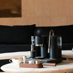 Merak Espresso Machine On Coffee Table