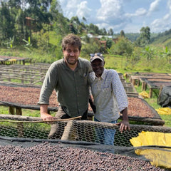 Ephraim Sebatigita at Burundi Munkaze Coffee Washing Station
