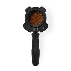 Puq Navigator WDT tool on top of portafilter