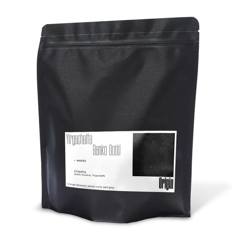 Origin Ethiopia Yirgacheffe Banko Gotiti coffee bean bag