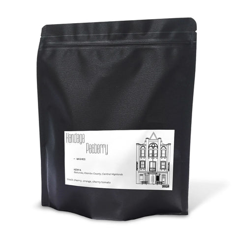 Bag of Origin Coffee Roasting Kenya Handege coffee beans