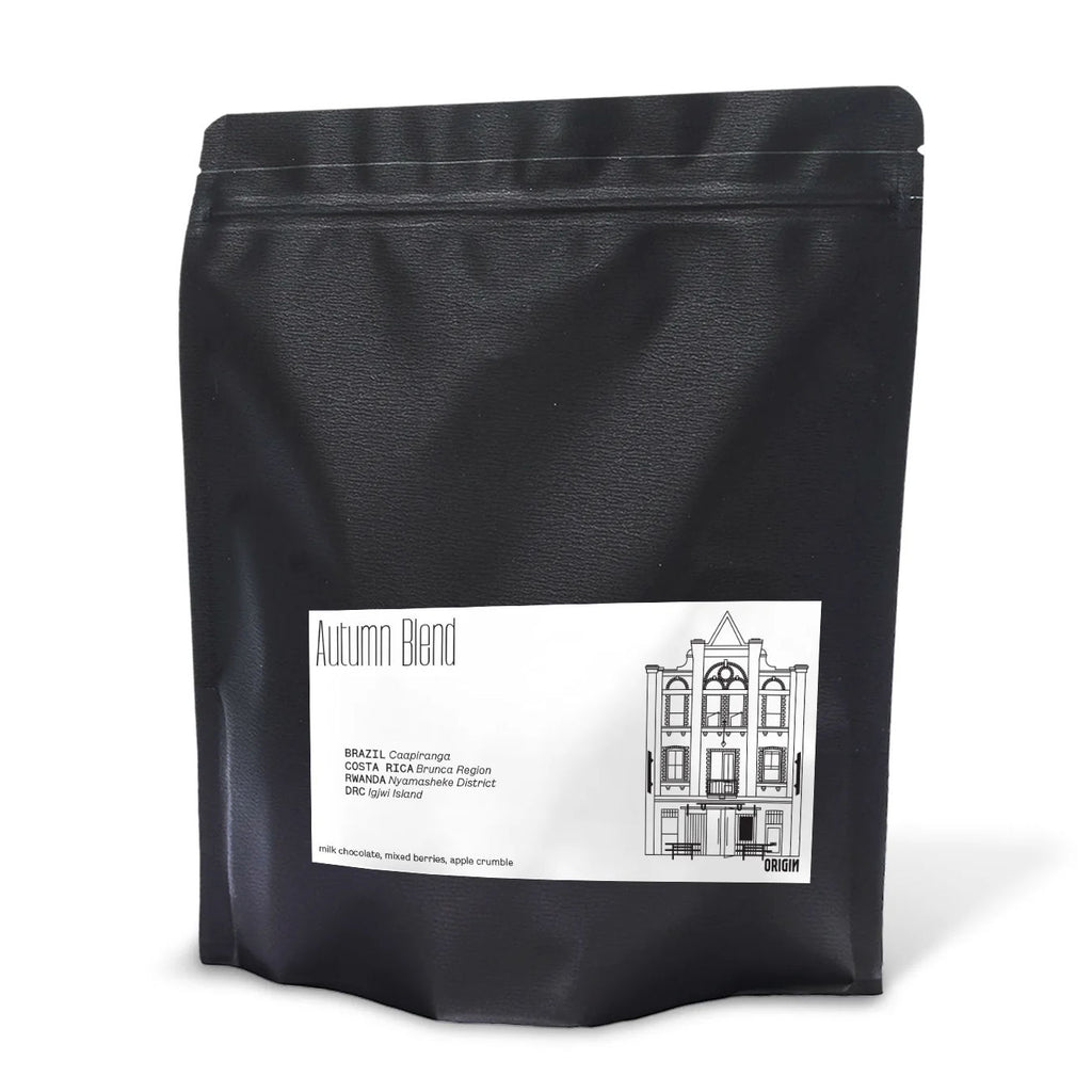 Bag of Origin coffee roasting Autumn Blend 2026 coffee beans