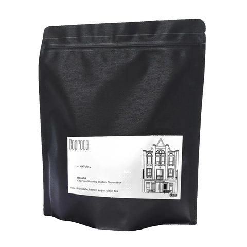 250g bag of Origin Coffee Roasting Rwanda Coproca Natural coffee beans