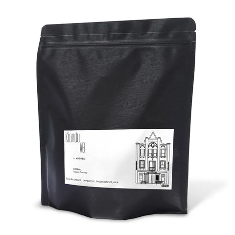 Bag of Origin Kenya Kiandu AB coffee beans