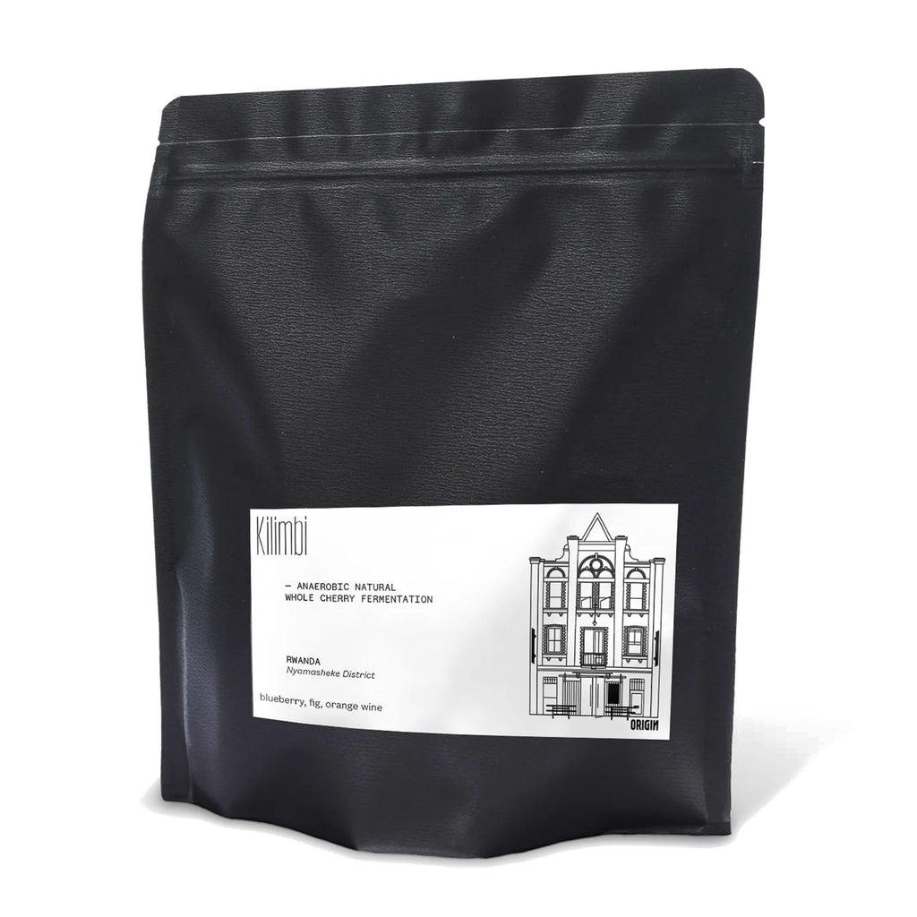 Bag of Origin Rwanda Kilimbi Cherry Fermentation process coffee beans