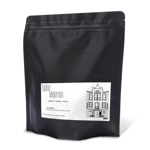 Bag of Origin Colombia Typica Mejorado coffee beans