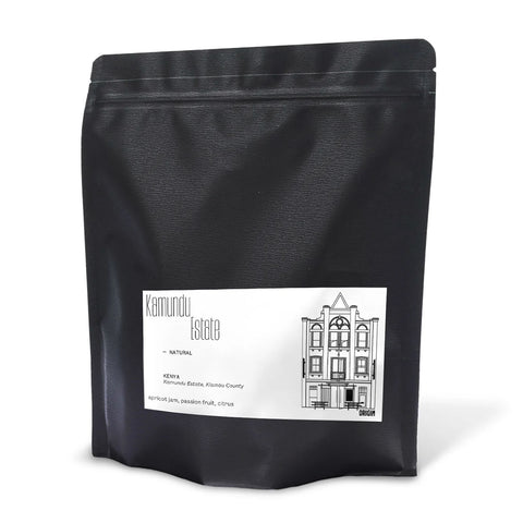 Bag of Origin Coffee Roasting Kenya Kamundu Estate Natural coffee beans