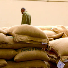 Muthua-Ini Coffee Factory, bags of coffee beans