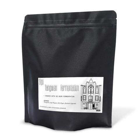 Bag of Origin Coffee Roasting Uganda Sipi Tangwen Washed Fermentation coffee beans