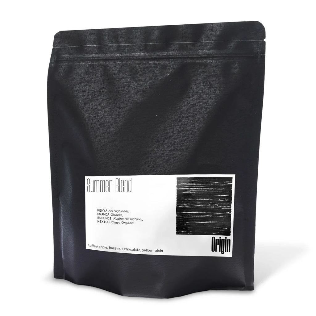 Origin coffee roasting Summer Blend coffee bean bag