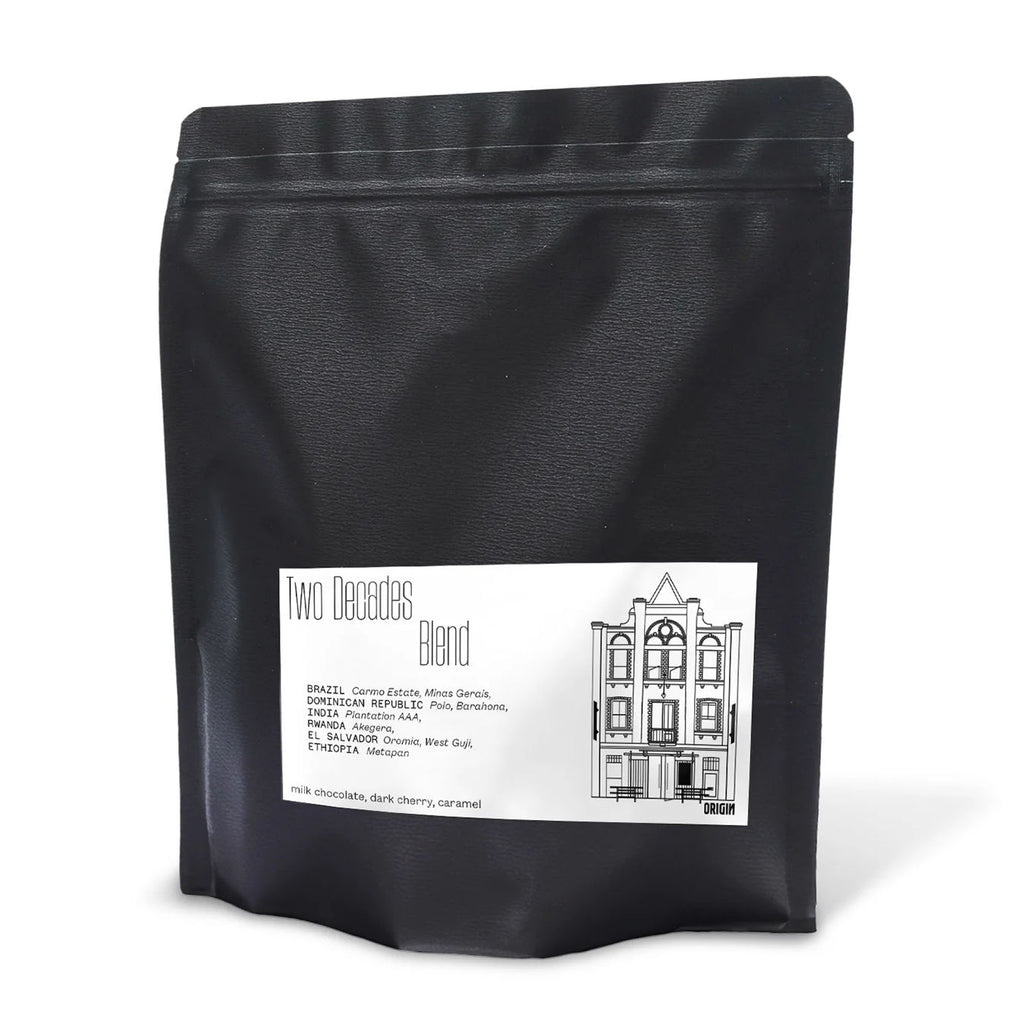 Bag of Origin Coffee Roasting Two Decades Blend coffee beans