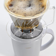 Brewing coffee with the Hario Pegasus Coffee Dripper