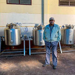 Coffee processing Ratnagiri Estate, India