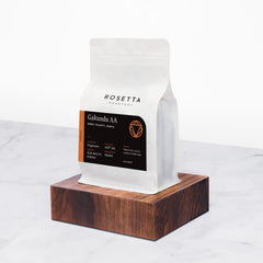 Display image of single origin Kenyan Gakundu AA coffee beans roasted by Rosetta