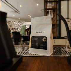 San Antonio Washed Columbian coffee from Rosetta Roastery in café scene