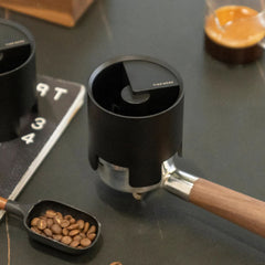Timemore Autospin WDT Tool on portafilter