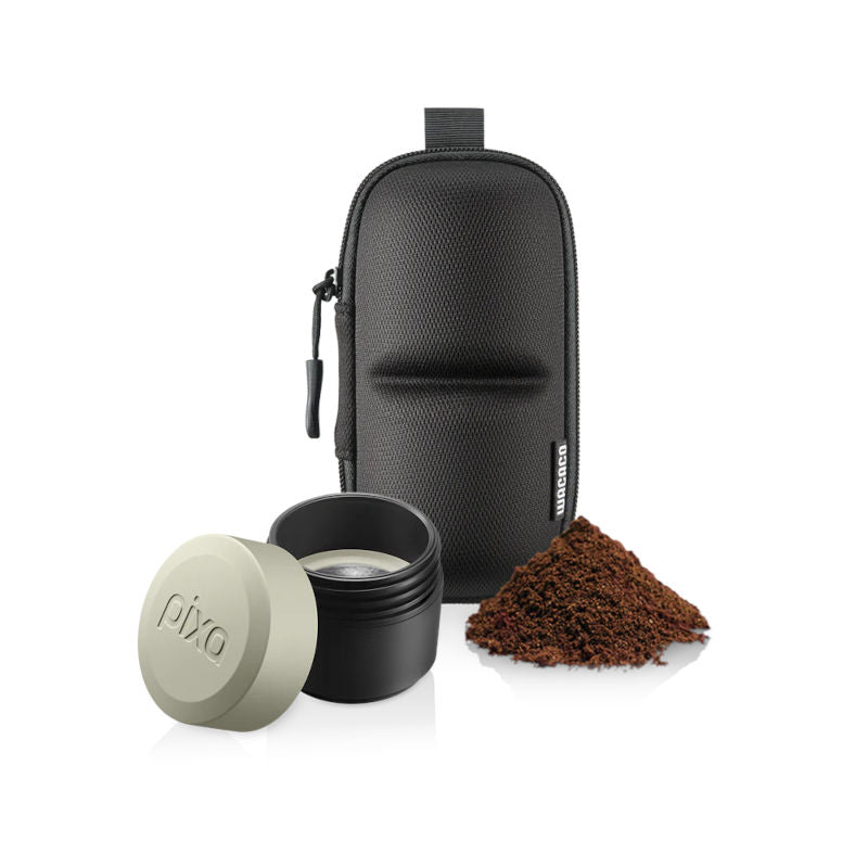 Wacaco Pixapresso Basket Set with ground coffee
