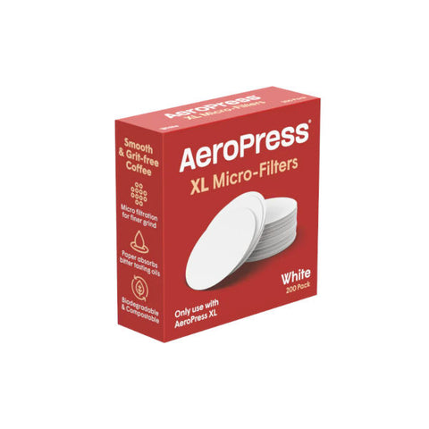 AeroPress XL filters in red box against white background