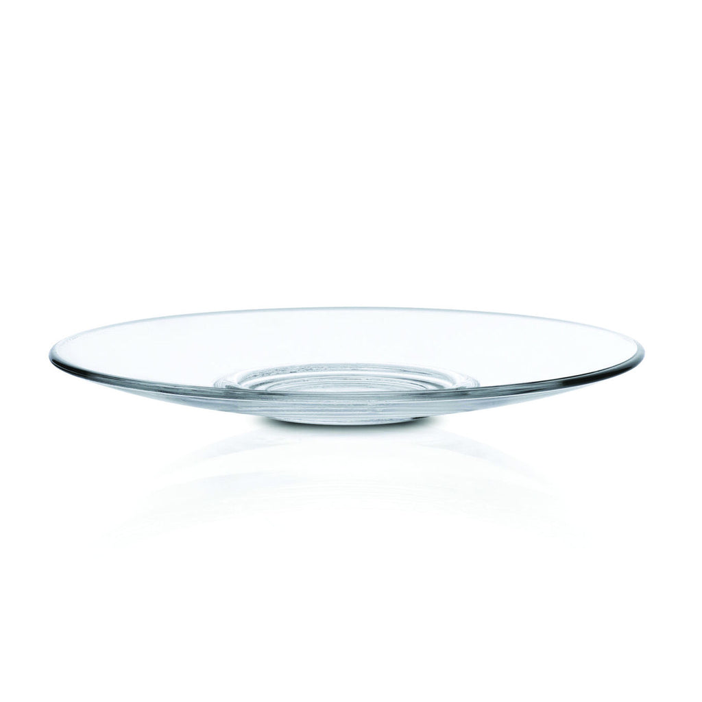 Duralex Caprice Clear Saucer in profile